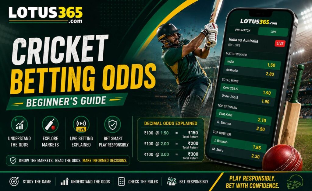How to Read Cricket Betting Odds for Beginners