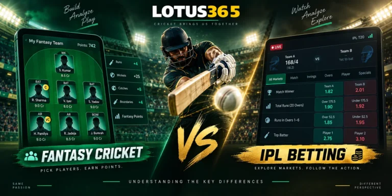 Fantasy Cricket vs IPL Betting: Understanding the Key Differences